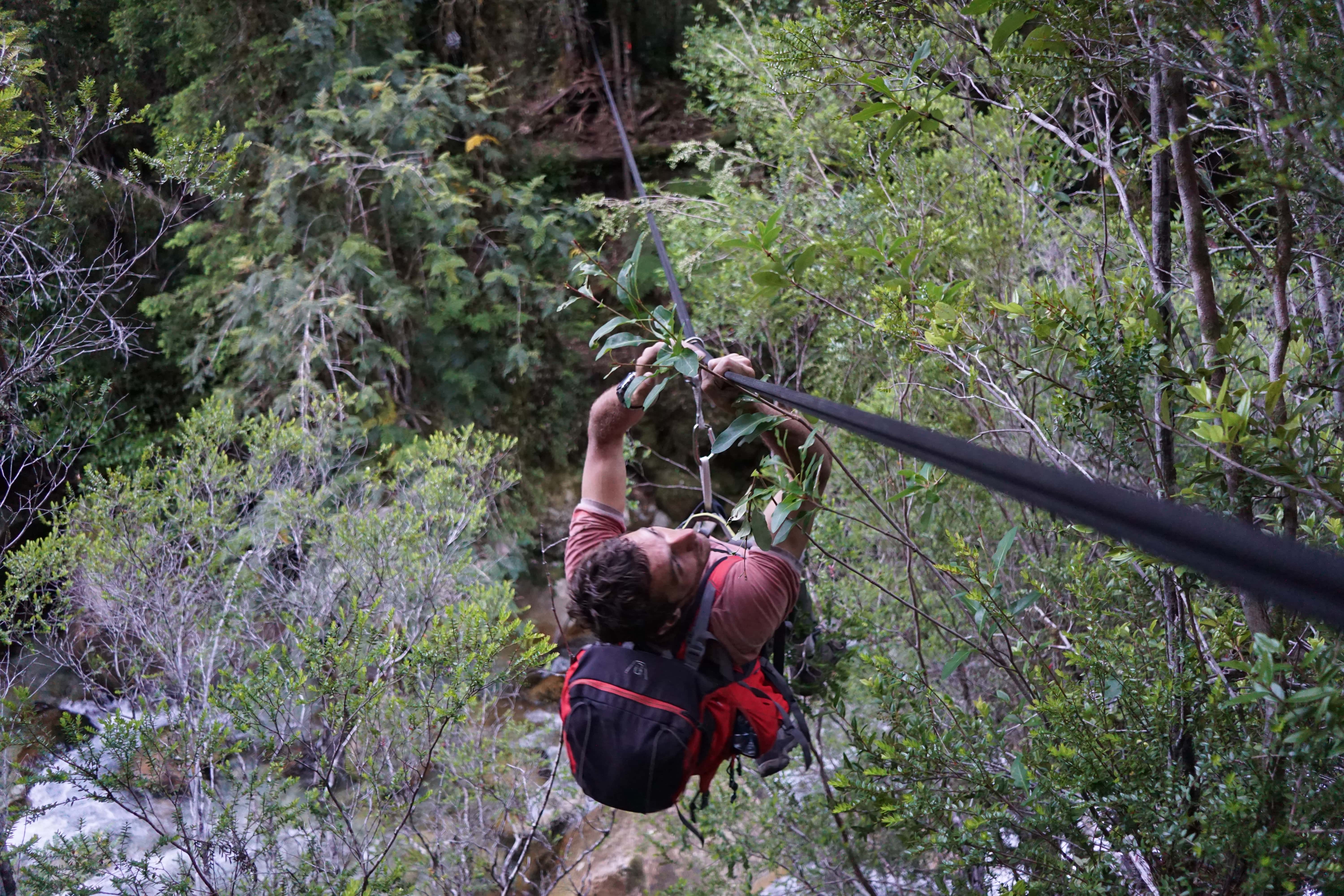 Tyrolienne d'approche