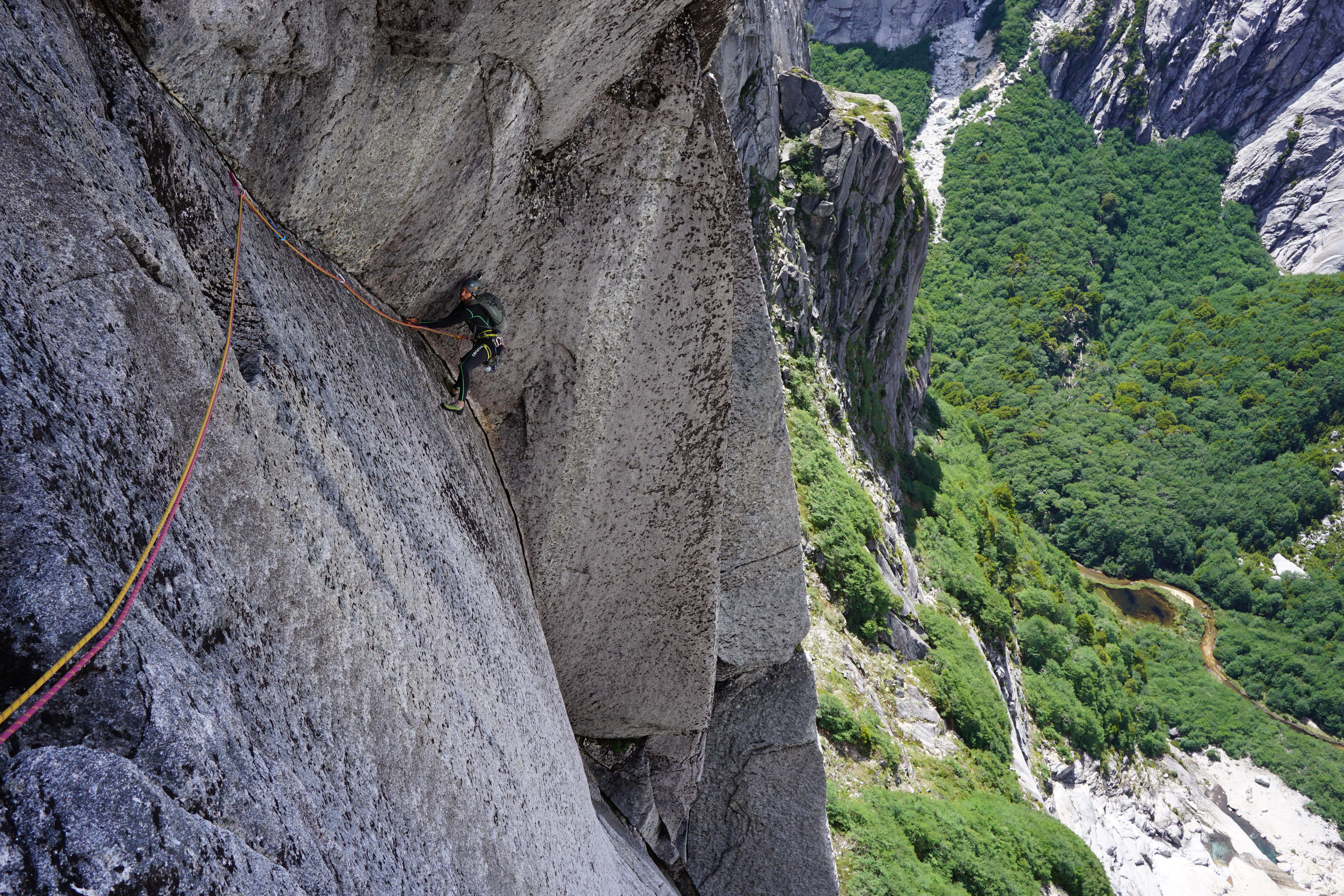 Une des plus belles longueurs du séjour !